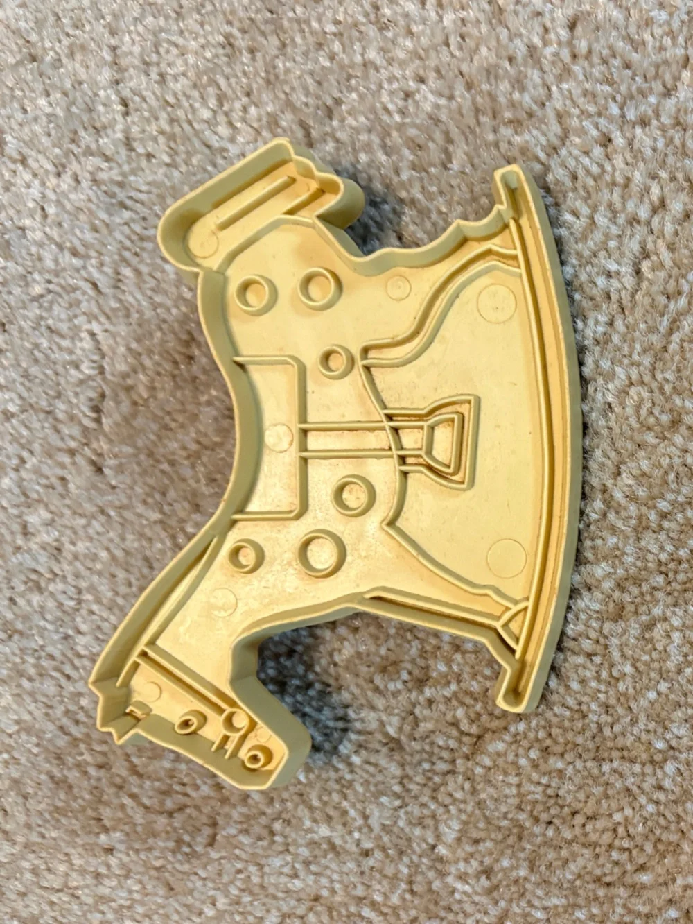 Vintage 1970's Stanley Home Products Christmas Rocking Horse Cookie Cutter